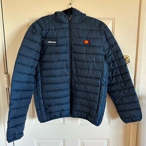 Ellesse Blue Quilted Jacket